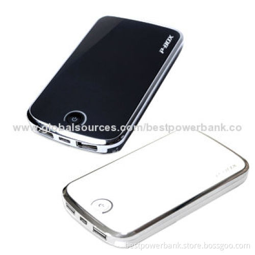 Super Safety 11,200mAh High-capacity Lithium Polymer Dual-USB Power Bank with 5.0V, 1A Input